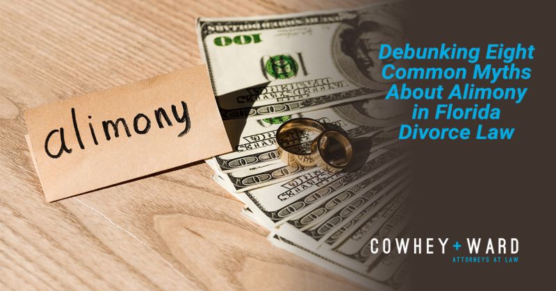 misconceptions and myths about alimony